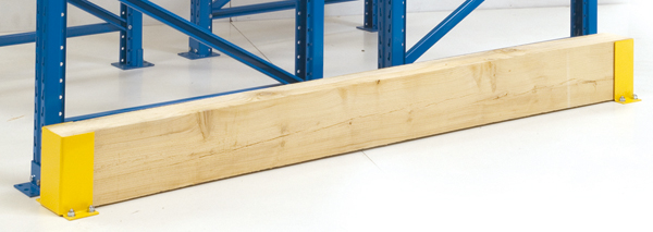 Protection latérale en bois pour les échelles de racks