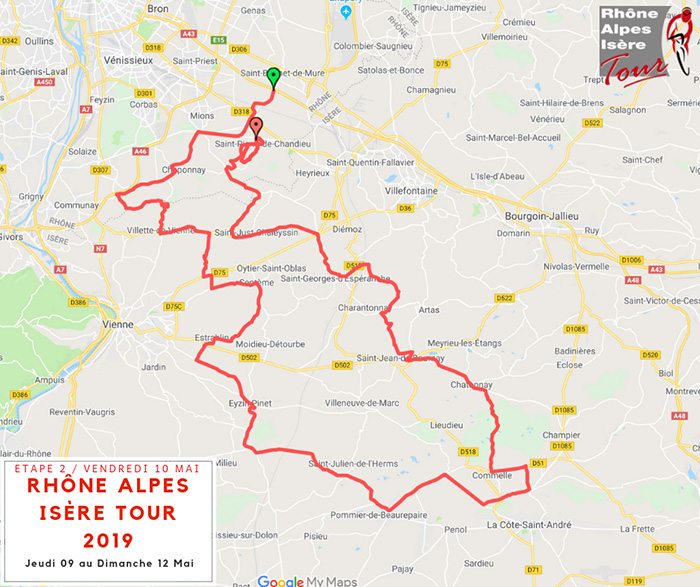 Etape 2 Rhône-Alpes Isère Tour 2019