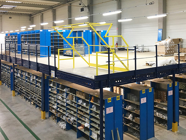 mezzanine dans le domaine de l'automobile